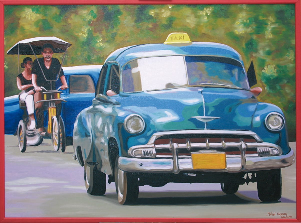 Cuba voitures, par Michel Hasson