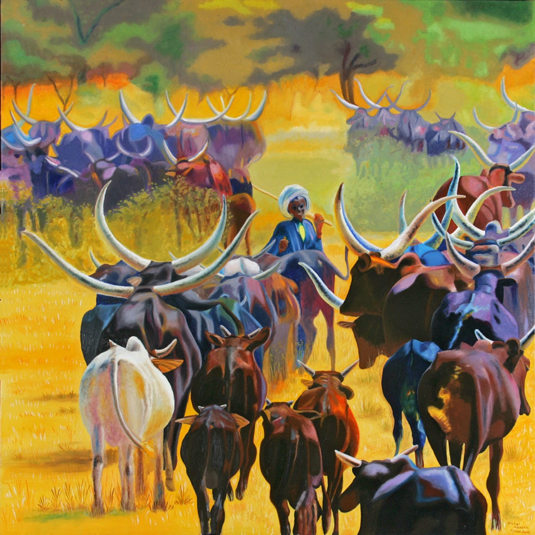 tchad tableau par Michel Hasson